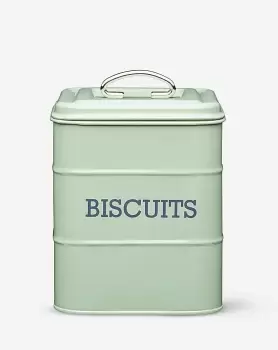 Living Nostalgia Sage Biscuit Tin