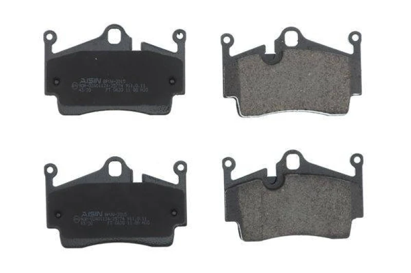 Image of AISIN BPVW-2015 Brake pad set Premium ADVICS by AISIN prepared for wear warning indicator Brake Pad Set,disc brake (402)