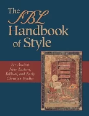 Image of sbl handbook of style for ancient near eastern biblical and early christian