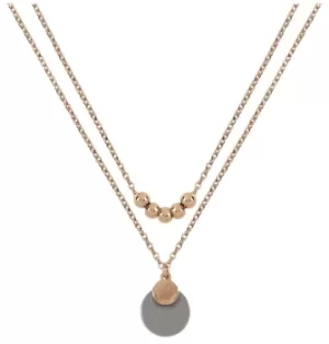 image of Radley Stay Magical Layered Rose-Gold Necklace Jewellery