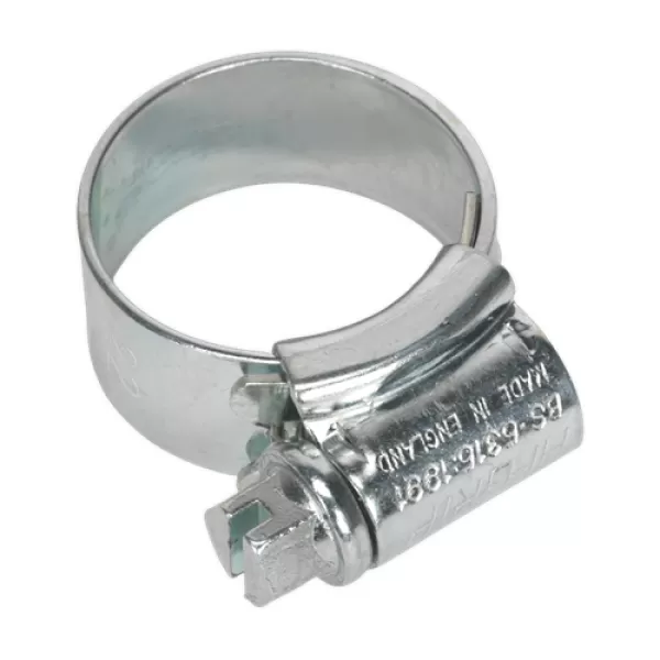 Image of Genuine SEALEY HCJ0 HI-GRIP® Hose Clip Zinc Plated Ø14-22mm Pack of 30