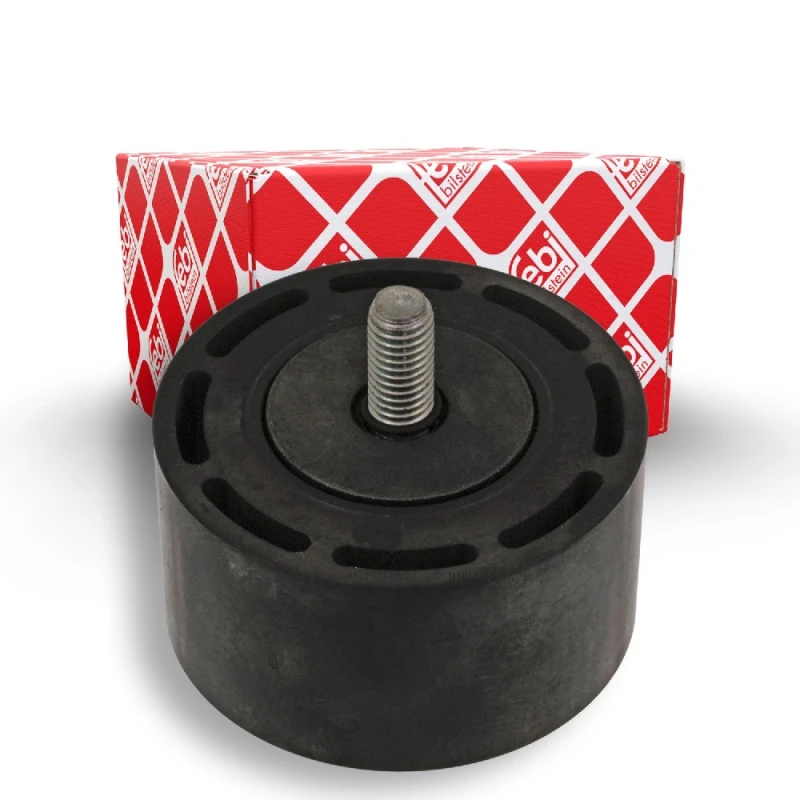 Image of FEBI BILSTEIN 35634 Idler Pulley with screw Plastic Deflection/Guide Pulley,v-ribbed belt (312)