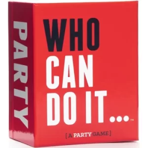 Image of Who Can Do It Party Card Game