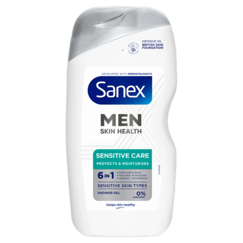 Image of Sanex Men Shower Gel Sensitive 400ml