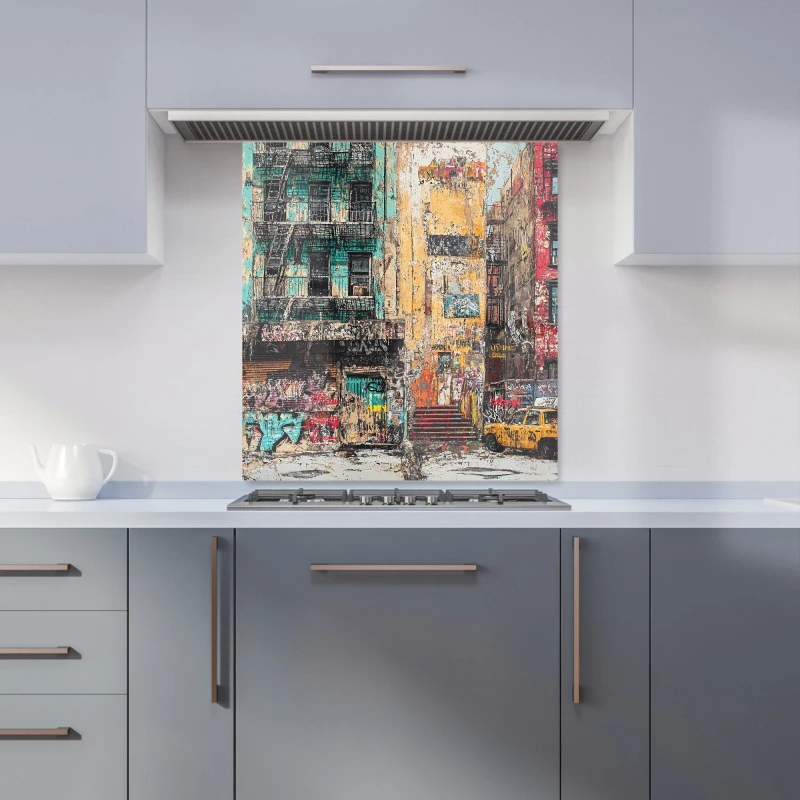 Image of Designer Kitchen Splashbacks Jasper Reed: 00017 Kitchen Splashback Size: 600mm x 750mm Multicolor Unisex 600mm x 750mm
