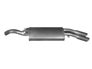 image of IZAWIT Rear silencer VW 23.050 191253609M End silencer,Rear exhaust silencer,Rear muffler,Muffler silencer,Exhaust muffler silencer,Exhaust muffler