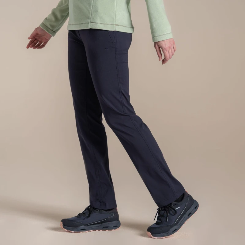 Image of Craghoppers Womens Kiwi Pro III Water Repellent Trouser in Dark Navy Size: 16 Dark Navy Female 16