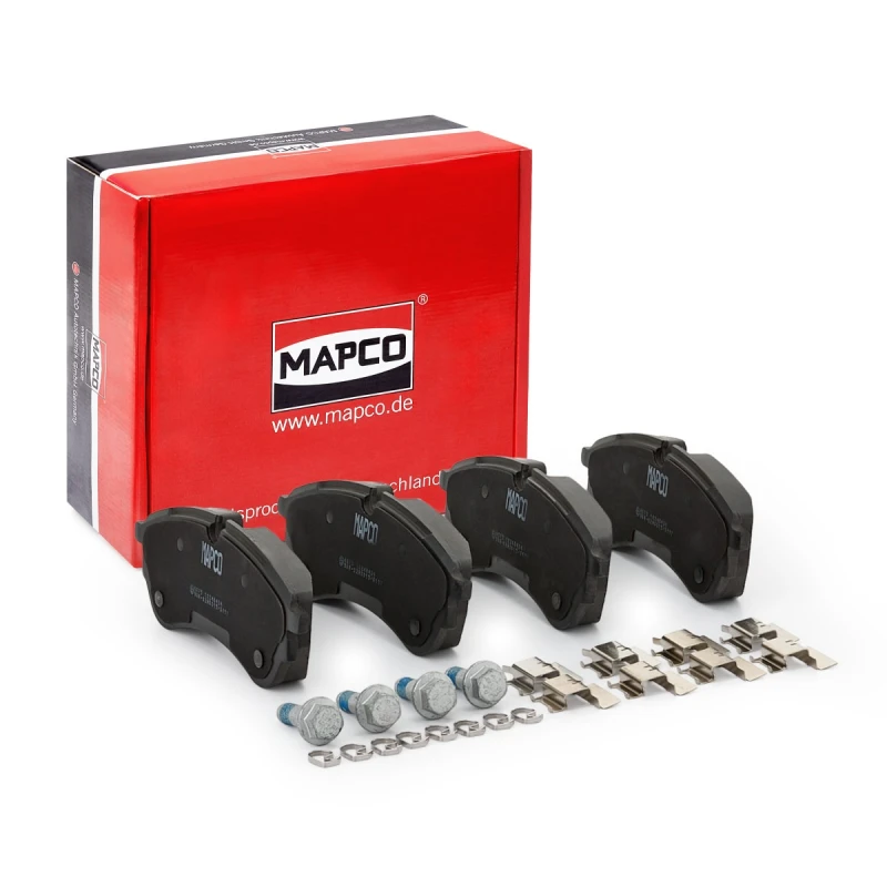 Image of MAPCO 6075 Brake pad set excl. wear warning contact, with accessories, with brake caliper screws Brake Pad Set,disc brake (402)