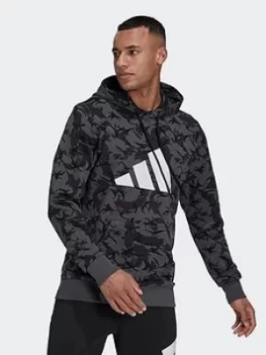 Image of adidas Sportswear Future Icons Camo Graphic Hoodie, Multi, Size 2XL, Men