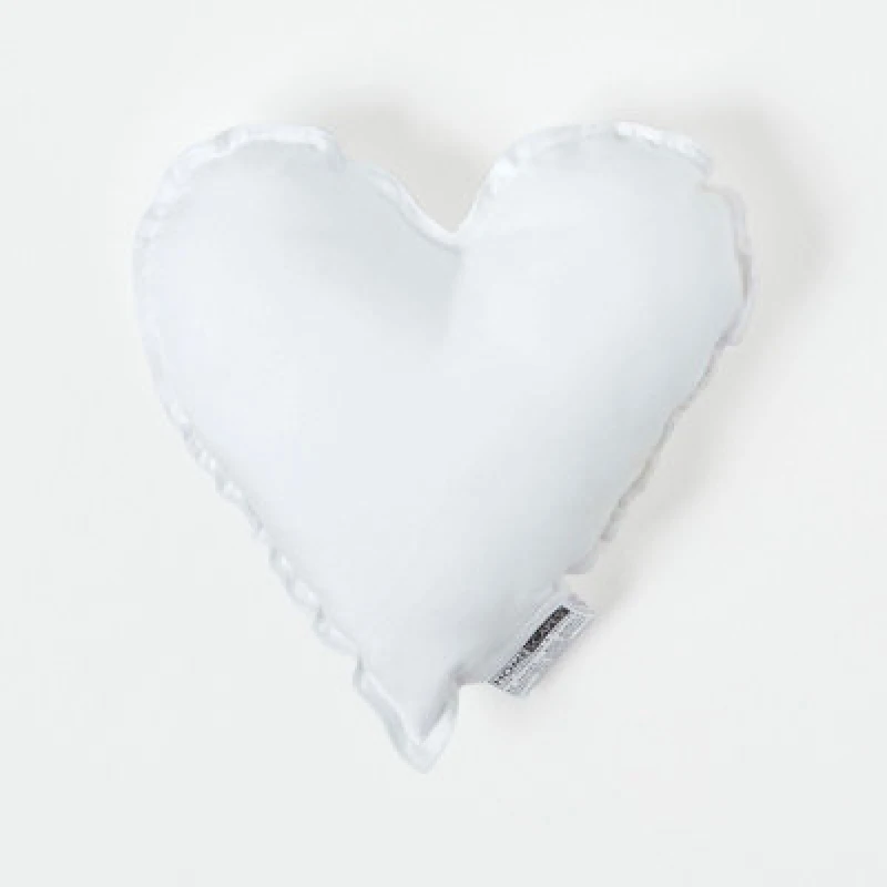 Image of Homescapes Super Microfibre Heart Shaped Cushion Pad - Cushion Filler And Inserts 30 Cm (12")