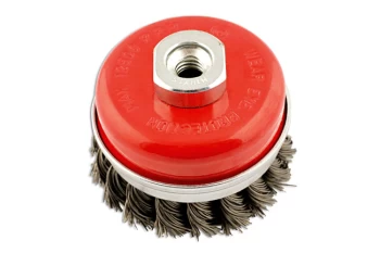 Image of Abracs Twist Knot Cup Brush 70mm x M10 1.5 Pitch Box of 1 Connect 32129
