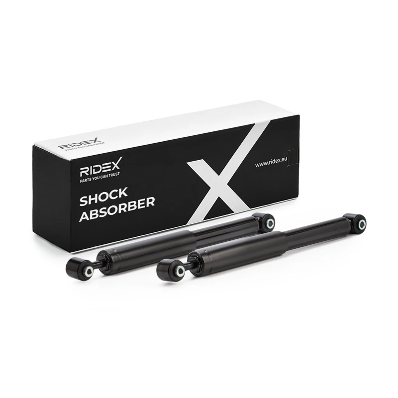 Image of RIDEX 854S20461 Shock absorber Rear Axle both sides, Gas Pressure, Twin-Tube Shock Absorber (854)