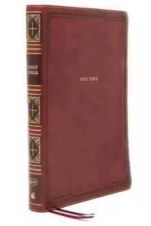 Image of KJV, Thinline Bible, Giant Print, Leathersoft, Brown, Red Letter, Comfort Print : Holy Bible, King James Version
