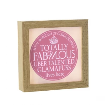 Image of Light Up Frame Fabulous Glamapuss By Heaven Sends