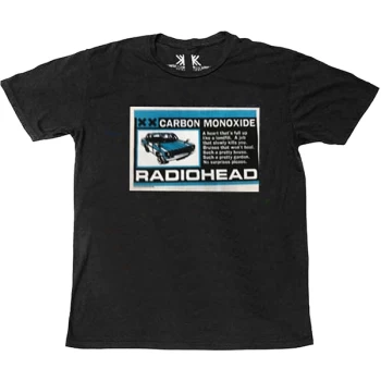 Image of Radiohead - Carbon Patch Unisex Large T-Shirt - Black