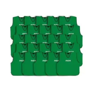 image of Mitre 25 Pack Core Training Bib - Green