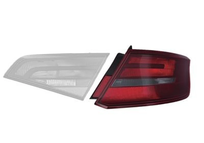 Image of VAN WEZEL 0336922 Rear light Outer section, with bulb holder, Right Combination Rearlight (391)