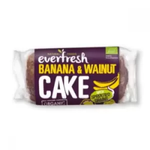 Image of Everfresh Organic Sprouted Banana & Walnut Cake - 350g