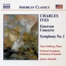 image of Symphony No. 1, Emerson Concerto (Sinclair, Nso of Ireland)