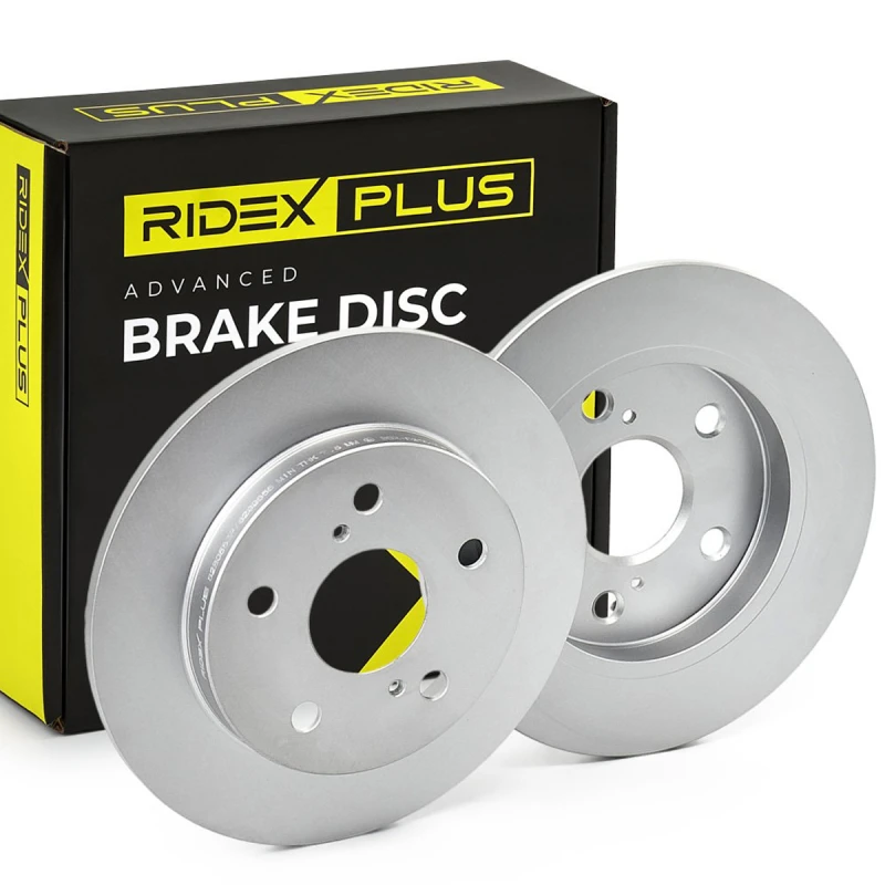 Image of RIDEX PLUS 82B0583P Brake disc Solid, High-carbon, without wheel studs Brake Disc (82)