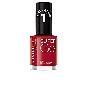 image of Rimmel Super Gel Nail Polish - 56 Sexy Santa, DEEP RED