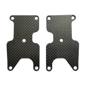 Image of Team Associated Rc8B3.2 Ft Rear Susp. Arm Inserts Carbon 1.2Mm