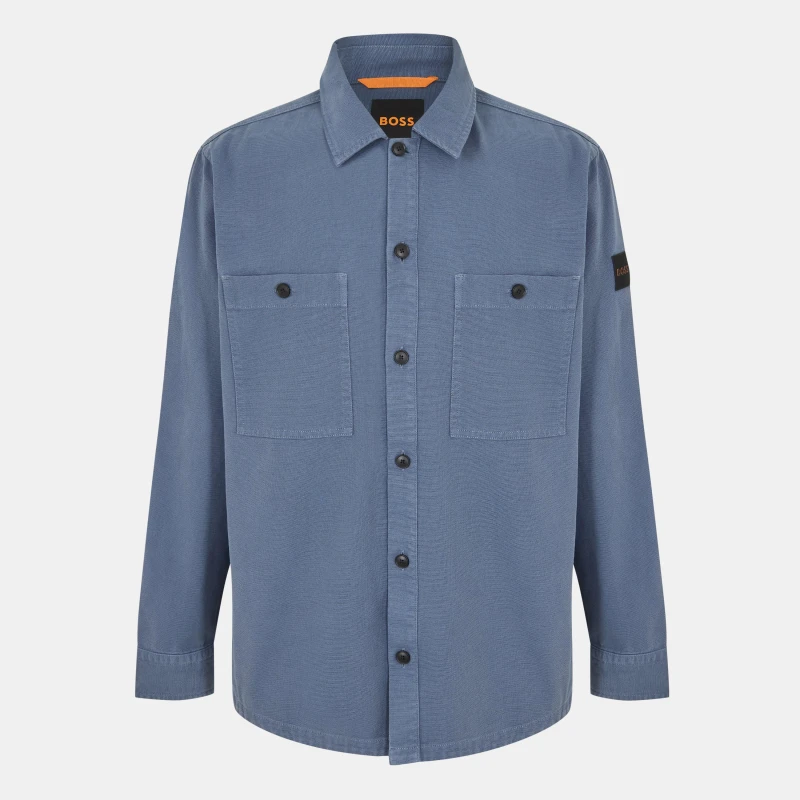 Image of Boss Locky Overshirt Open Blue 495 male L