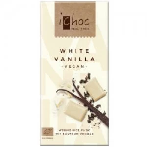 Image of iChoc White Vanilla Chocolate vegan 80g