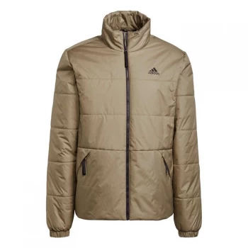 adidas BSC 3-Stripes Insulated Winter Jacket Mens - Orbit Green