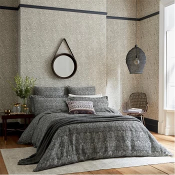 Image of Crown Imperial Duvet Cover - CHARCOAL
