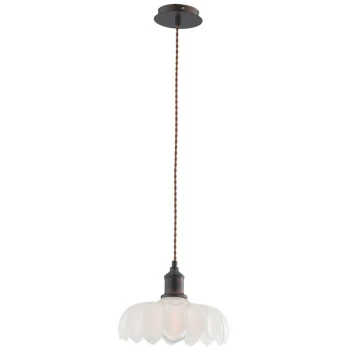 Image of Fan Europe Lighting - Fan Europe SANDIEGO Dome Pendant Ceiling Light White 28x10cm