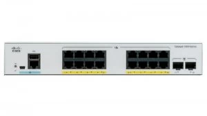 image of Cisco Catalyst 1000-16P-2G-L - Switch - 16 ports - Managed - Rack-moun