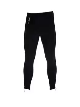 Image of Etc Cycling Full Zip Warm Up Tights - Black, Size L, Men