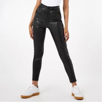 Image of Firetrap PU Trousers - Black