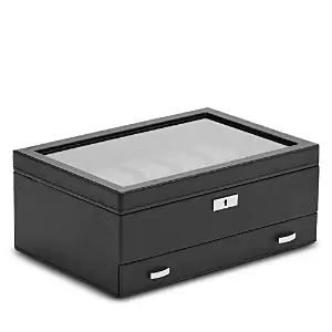 Image of Wolf 1834 Viceroy Ten Slot Watch Box with Drawer