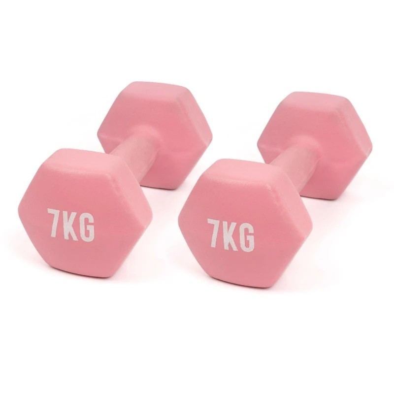Image of Myga 7Kg Neoprene Dumbbell Pair For Full-Body Strength Workouts