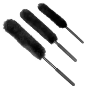 image of Vehicle Wheel Cleaning Brushes - Pack of 3 Pukkr