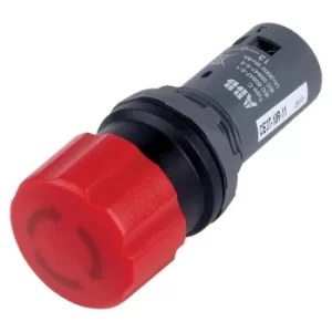 Image of ABB 1SFA619500R1071 Stop Switch Twist to Reset Red 30mm Mushroom Head