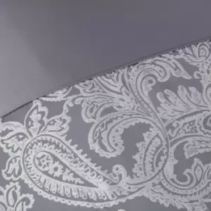 Image of Emma Barclay Duchess Duvet Super King Bed Silver, 100% Polyester