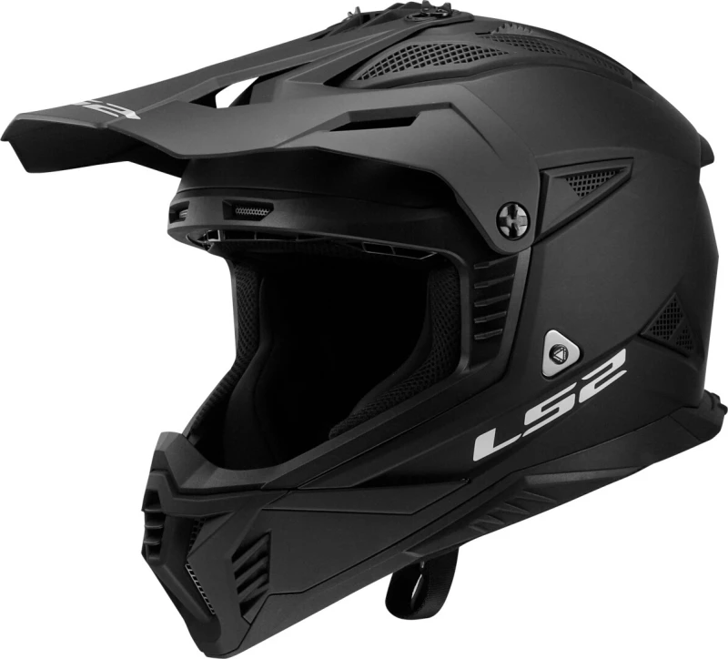 Image of LS2 MX708 Fast II Solid Matt Black Offroad Helmet Size 3XL