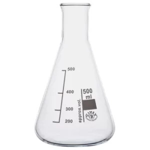 image of Simax Conical Flask Narrow Neck 500ml Pack of 10