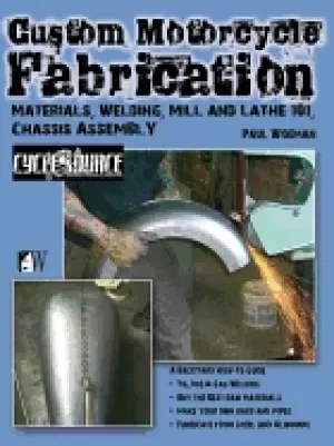 Image of custom motorcycle fabrication materials welding mill and lathe 101 chassis