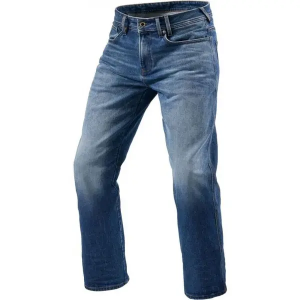 Image of REV'IT! Jeans Philly 3 LF Mid Blue Used Motorcycle Jeans Size L34/W38