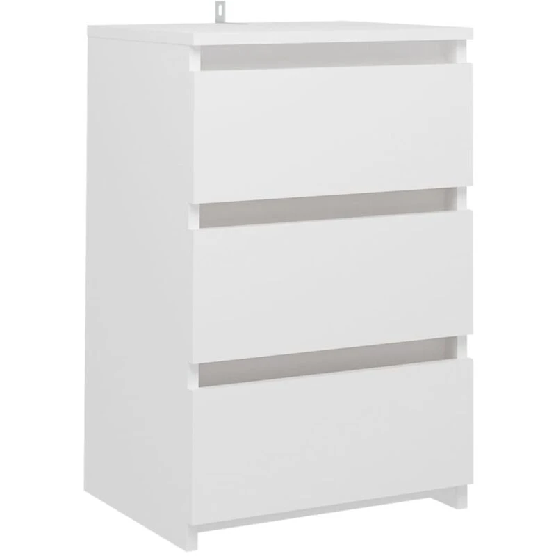 Image of VIDAXL Bed Cabinet White 40x35x62.5cm Engineered Wood Vidaxl 8720286558164
