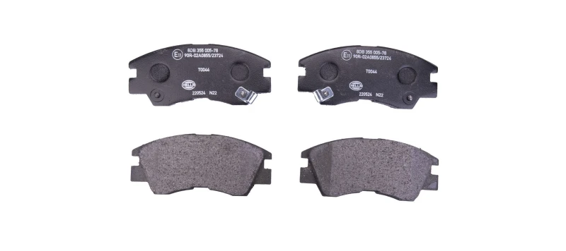 Image of HELLA Brake pad set HELLA 8DB 355 005-781