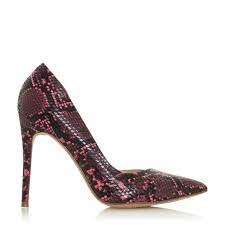 Head Over Heels by Dune Multicoloured 'Ariaa' High Stiletto Heel Court Shoes - 3