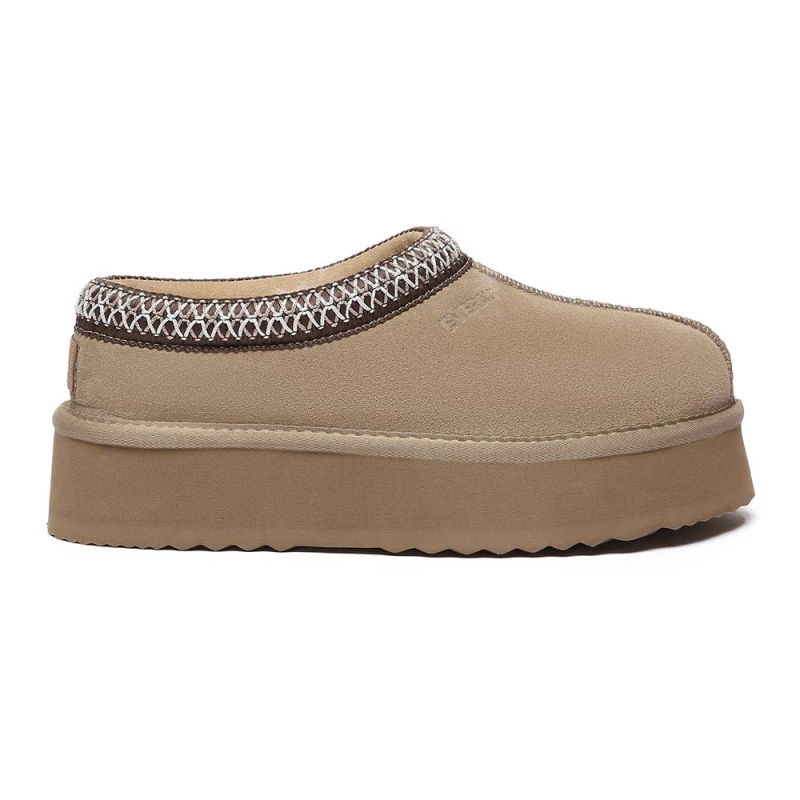 Image of EverAu Australia Wonga Leather Slippers Light Sand