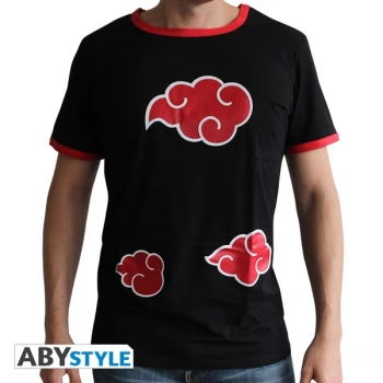 Image of Naruto Shippuden - Akatsuki Mens Large T-Shirt - Black