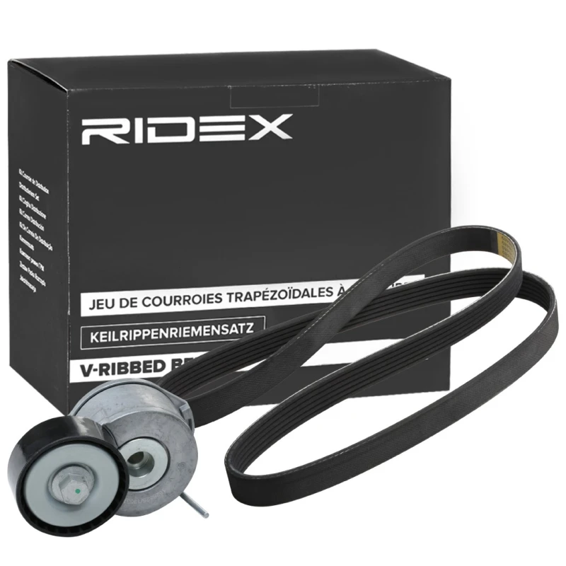 Image of RIDEX 542R0906 V-ribbed belt set V-Ribbed Belt Set (542)