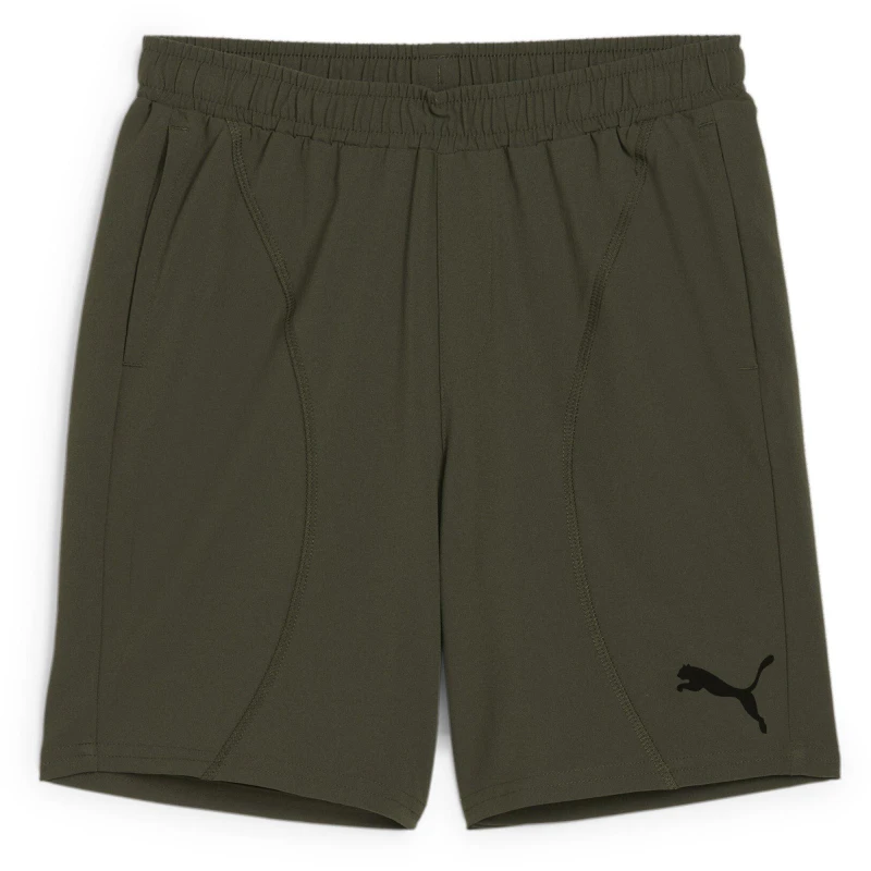 Image of Puma Fit Evrydy Shorts B Gym Short Unisex Kids - Green Green 7 - 8 Years